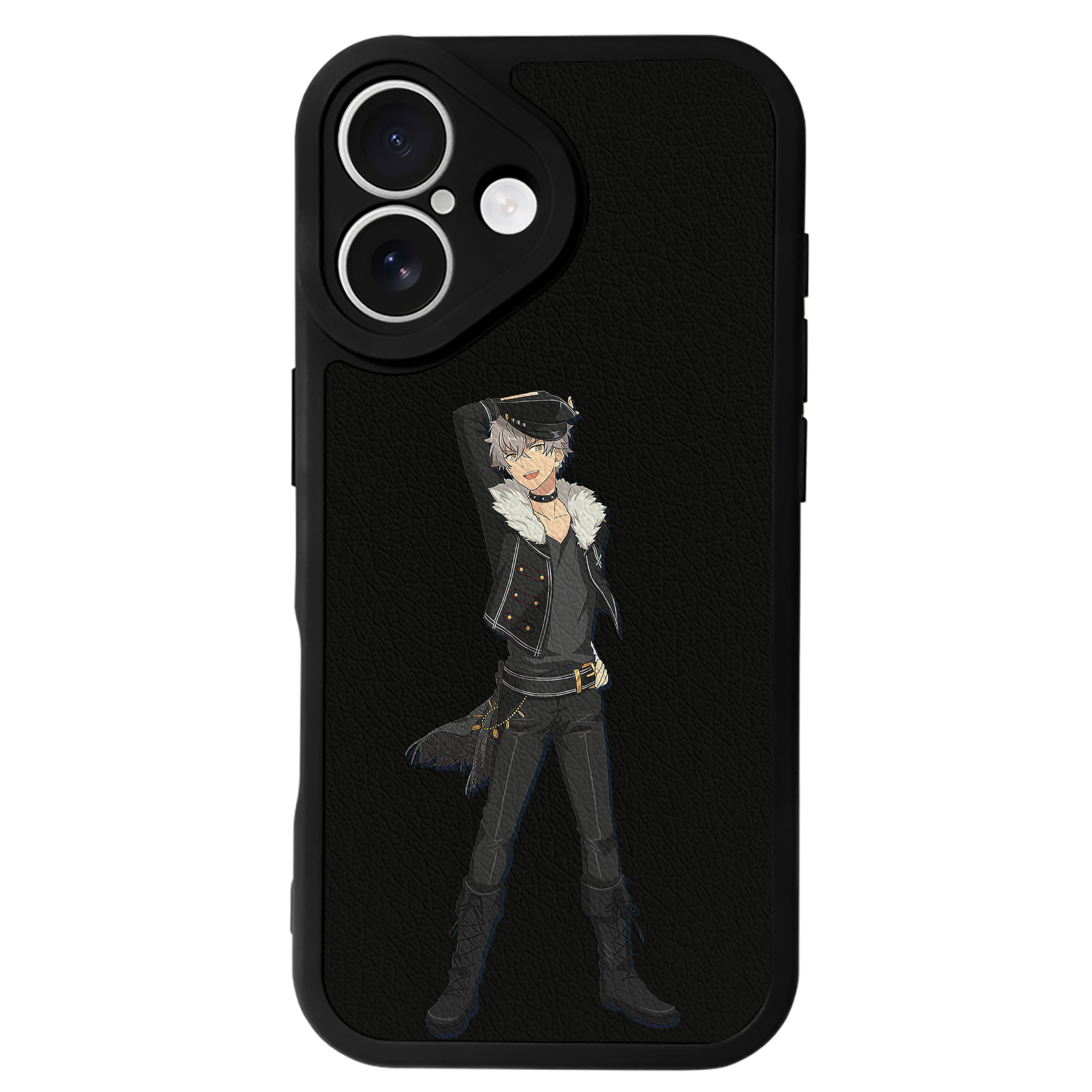 （画像用） あんさんぶるスターズ! Ensemble Stars 【iPhone 16シリーズ対応】シリコンスマホケース（レザー調） 材質：シリコン
